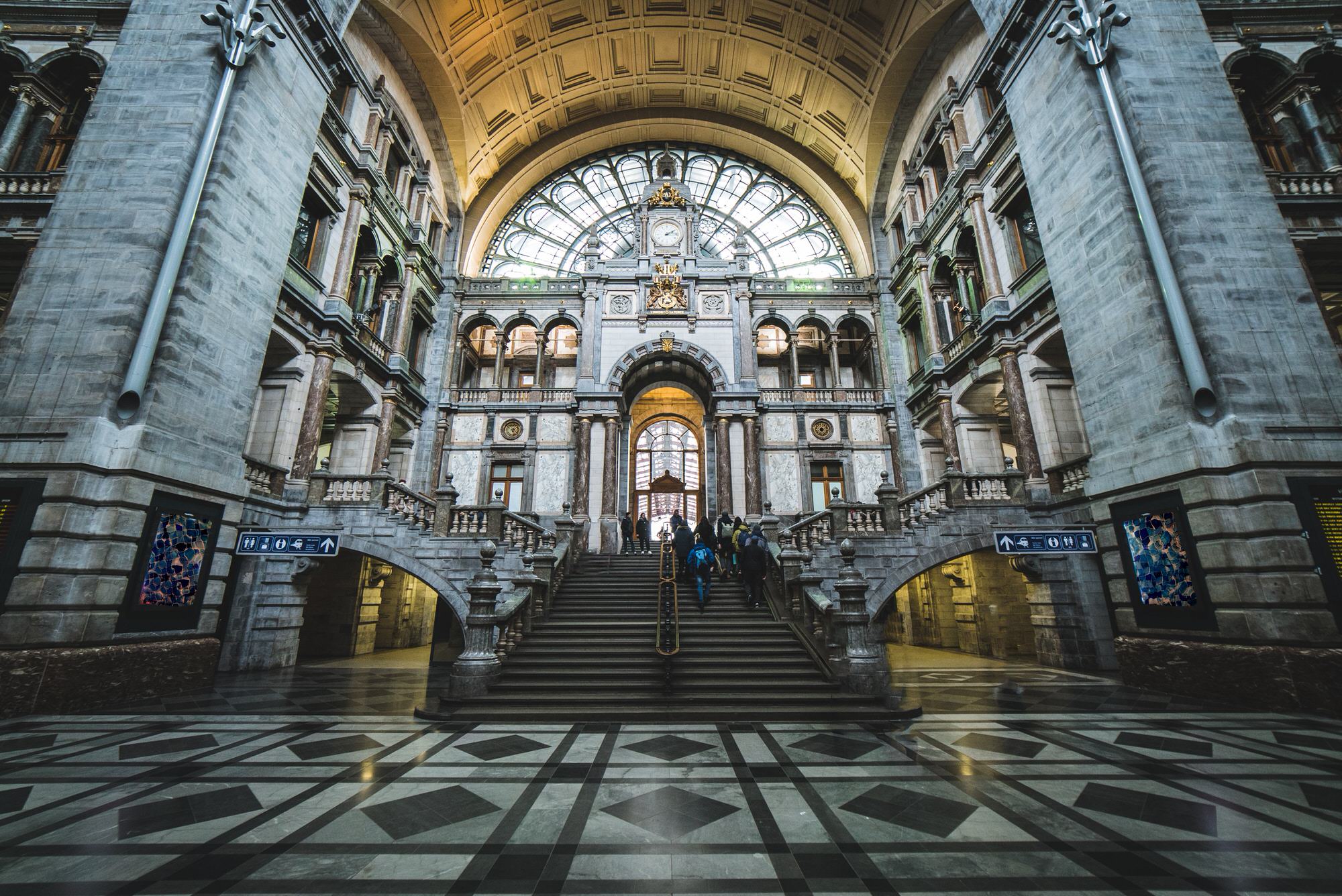Antwerpens Hauptbahnhof