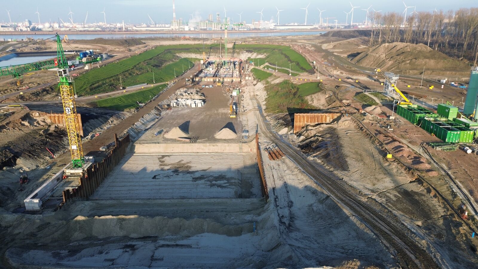 Visite du chantier du Tunnel sous l’Escaut Linkeroever – Liaison Oosterweel